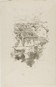 Vitré : Le Canal - James McNeill Whistler