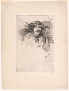 Whistler avec un Chapeau - James Abbott McNeill Whistler