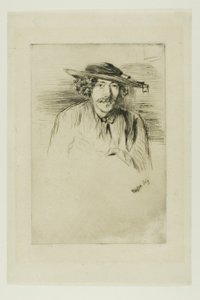 Whistler avec un chapeau - James Abbott McNeill Whistler