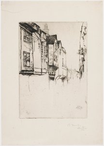 Wych Street, Londres - James Abbott McNeill Whistler