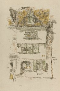 Maison jaune, Lannion - James Abbott McNeill Whistler