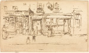 Rue York, Westminster - James Abbott McNeill Whistler