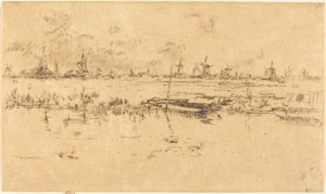 Zaandam - James Abbott McNeill Whistler