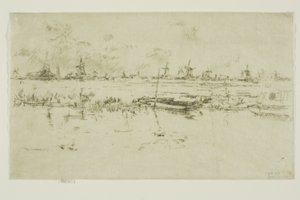 Zaandam - James Abbott McNeill Whistler