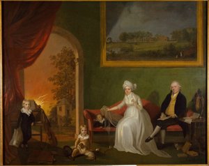 Portrait de Robert Mynors et sa famille, 1797 - James Millar