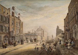 Vue vers Hanover Square montrant Holles Street, Londres - James Miller