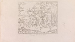 Dessins pour la grande salle de la Société des Arts (4 de 1 feuille) - James Mitan