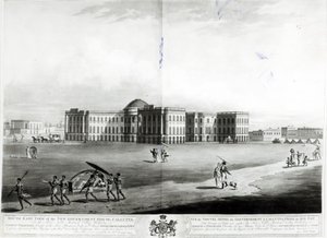 Vue sud-est de la nouvelle maison du gouvernement, Calcutta - James Moffat