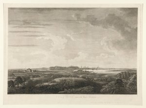 Vue de Boston prise sur la route de Dorchester - James Newton