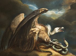 Vautour et serpent, 1798