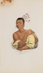 AT-TE-CONSE ou le jeune cerf de Rein ; un chef Chippeway, tiré du Portfolio autochtone