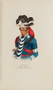 BREWETT ; A Celebrated Chief Miami Chief, from The Aboriginal Portfolio (en anglais seulement)