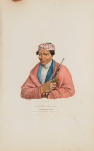CAN-NO-SA-QUA ; un chef de Pottowattomie, tiré du Portefeuille autochtone