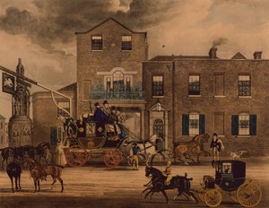 Changement de Chevaux de la Diligence