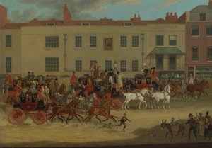 Courriers du Nord au Peacock, Islington - James Pollard