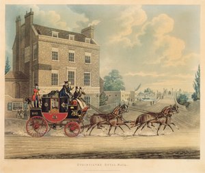 Quicksilver Royal Mail passant devant le Star and Garter à Kew Bridge
