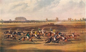 Course pour les Great St. Leger Stakes, 1836. Approbation - Départ en bon style, 1837 - James Pollard