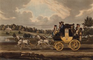 Le carrosse de scène de Birmingham Wonder - James Pollard