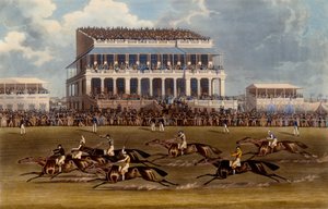La grande tribune aux courses d