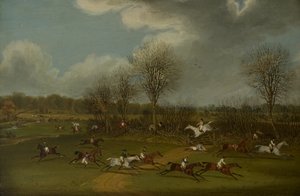 Le Grand Steeplechase de St Albans du 8 mars 1832, 1832-33 - James Pollard