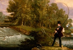 Pêche à la truite sur la Lea