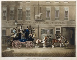 Le télégraphe de Cambridge, White Horse, Fetter Lane, Londres