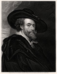 Pierre Paul Rubens, artiste flamand, 19e siècle