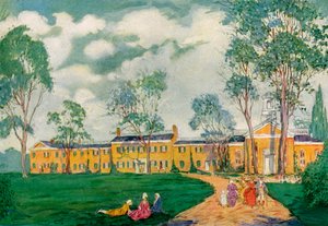 Doughoregan Manor, près de Ellicott City, Maryland, USA, XVIIIe siècle, 1921