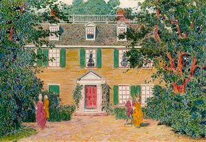 La maison Quincy, Nouvelle-Angleterre, USA, 18e siècle, 1921 - James Preston