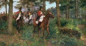 Une affaire de postes avancés, les 9e hussards de la 1ère armée de Napoléon 1806 - James Prinsep Beadle