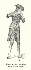 Hugo Arnot, ressemblant tellement à sa viande (lithographie) - James Riddel