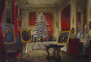 Arbre de Noël de la reine Victoria, 1850 - James Roberts