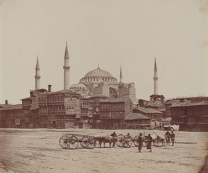 Hagia Sophia depuis la place de l