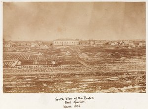 Vue sud du quartier général de Lord Raglan
