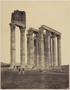 Temple de Jupiter Olympius, vers 1853 - James Robertson