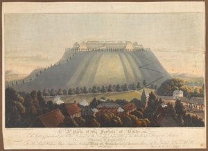 Vue de la forteresse de Bitche. Un dépôt de punition pour les prisonniers de guerre britanniques, 1799 - James Rouse