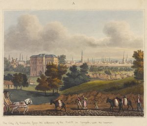 La ville de Bruxelles, depuis l