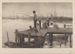 Jeunes pêcheurs