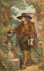 Un gentilhomme de la période Stuart, 17ème siècle, vers 1910