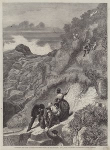 Rassemblement des troupeaux, une scène sur la côte galloise - James Sant