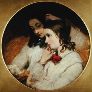 Étude de deux filles - James Sant