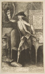 Frontispice à la 2e édition des Observations de Lord Stanhope sur le plan de M. Pitt - James Sayers