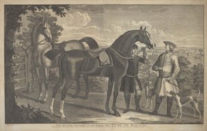 Deux chasseurs appartenant à Son Altesse le Duc de Bolton - James Seymour