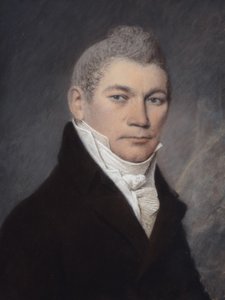 M. Brown de Philadelphie (pastel sur papier gris) - James Sharples