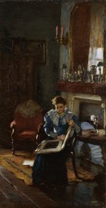 Un Intérieur de Dublin, vers 1915-20 - James Sinton Sleator