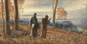 Dante et Virgile à Vallombrosa - James Smetham