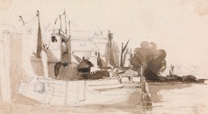 Une barge sur la Tamise