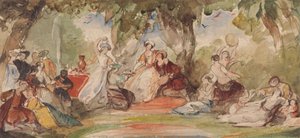 Fête champêtre - James Stephanoff