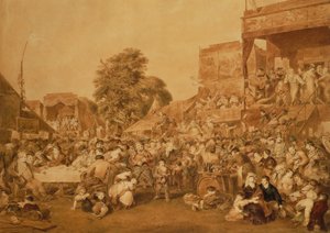 La foire tenue le 1er août à Hyde Park - James Stephanoff