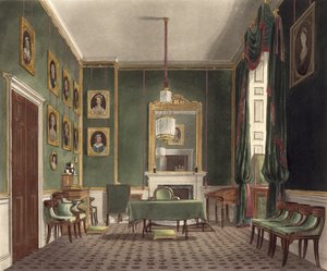 Le Cabinet Vert, Buckingham House, de 